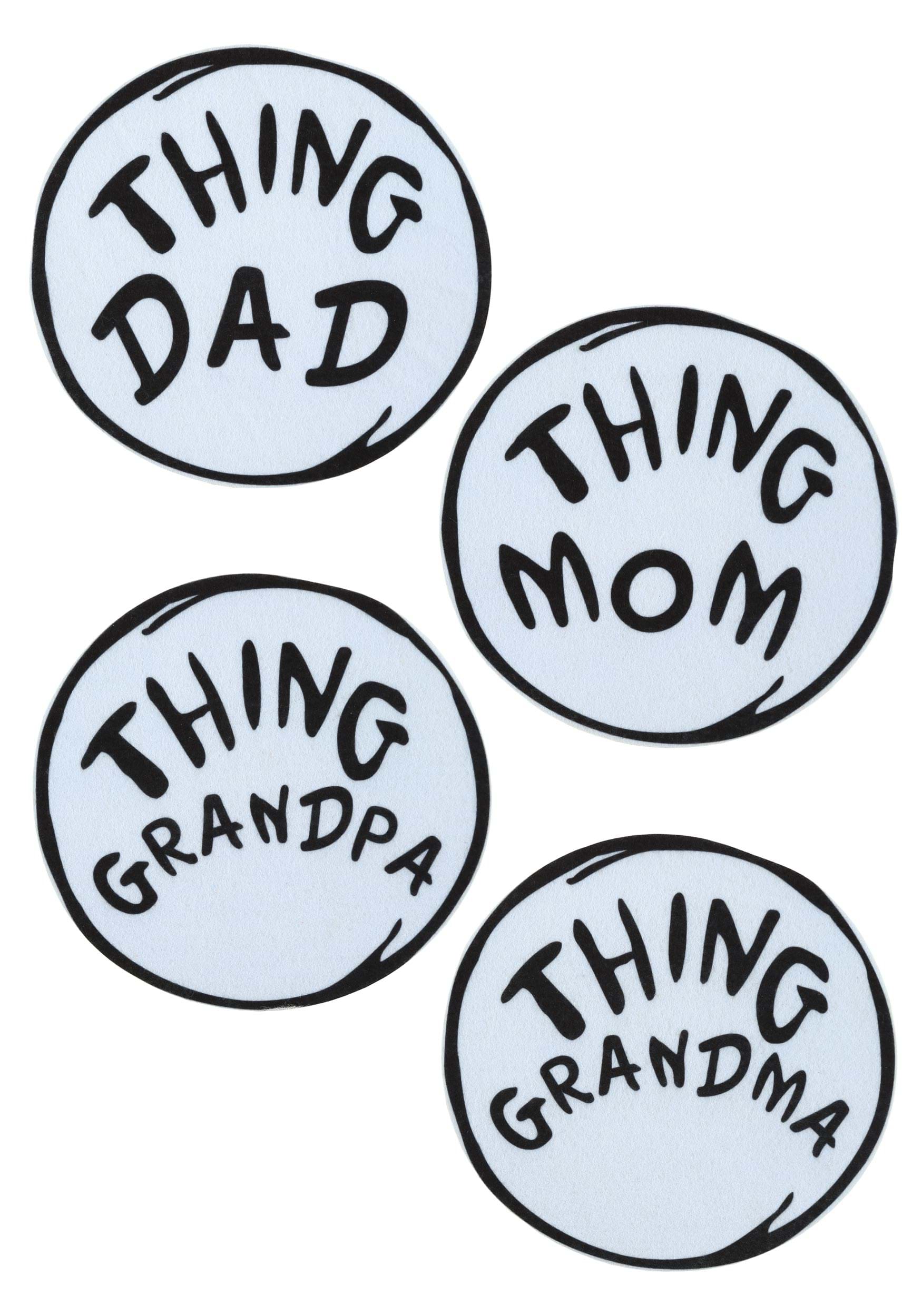Dr. Seuss Family of All Things Cat in the Hat Patch Set | Dr. Seuss Accessories