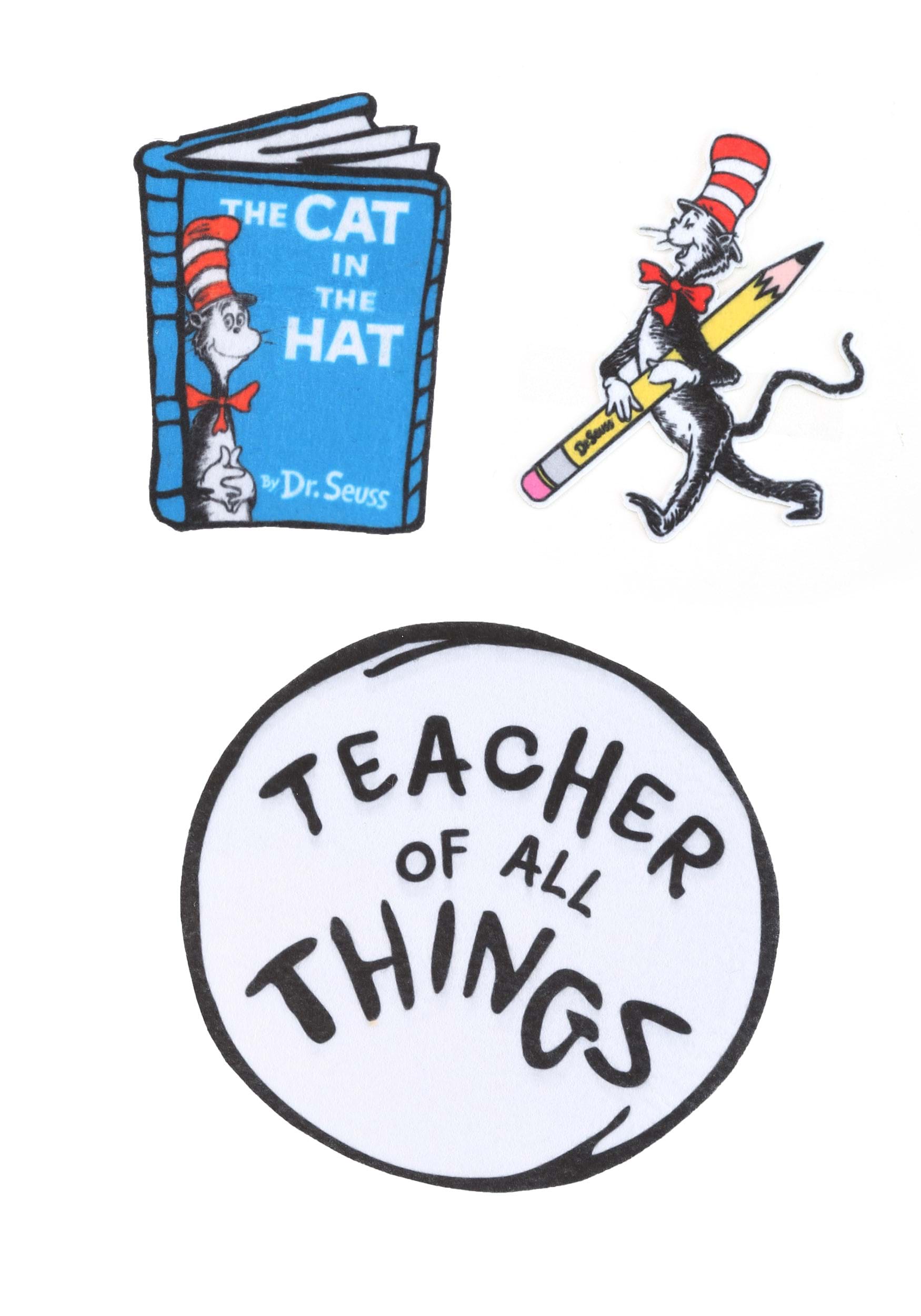 Cat In The Hat Teacher Of All Things Patch Set
