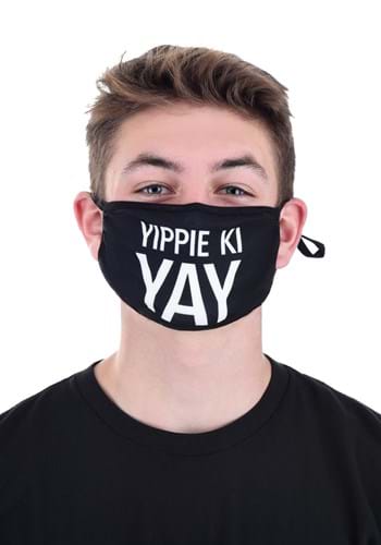 Click Here to buy Die Hard Yippi Ki Yay! Adult Face Mask from HalloweenCostumes, CDN Funds & Shipping