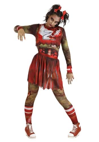 Click Here to buy Zombie Cheerleader Womens Costume from HalloweenCostumes, CDN Funds & Shipping