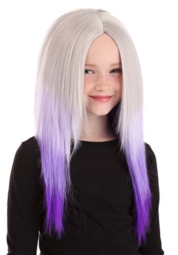 Click Here to buy Purple and Gray Ombre Wig for Kids from HalloweenCostumes, CDN Funds & Shipping