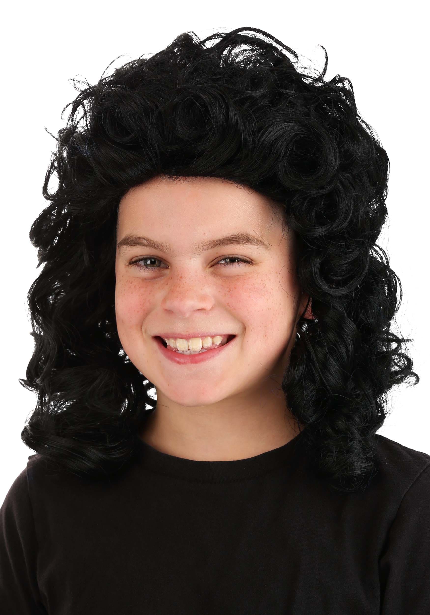 Short Curly Black Pirate Wig | Costume Wigs