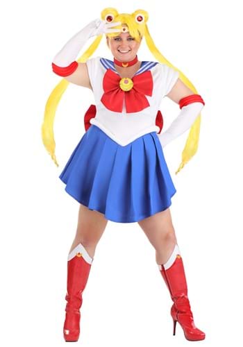 Click Here to buy Plus Size Womens Sailor Moon Costume from HalloweenCostumes, CDN Funds & Shipping