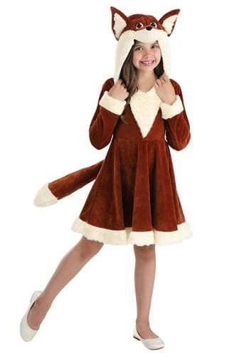 Fox Dress Girls Costume