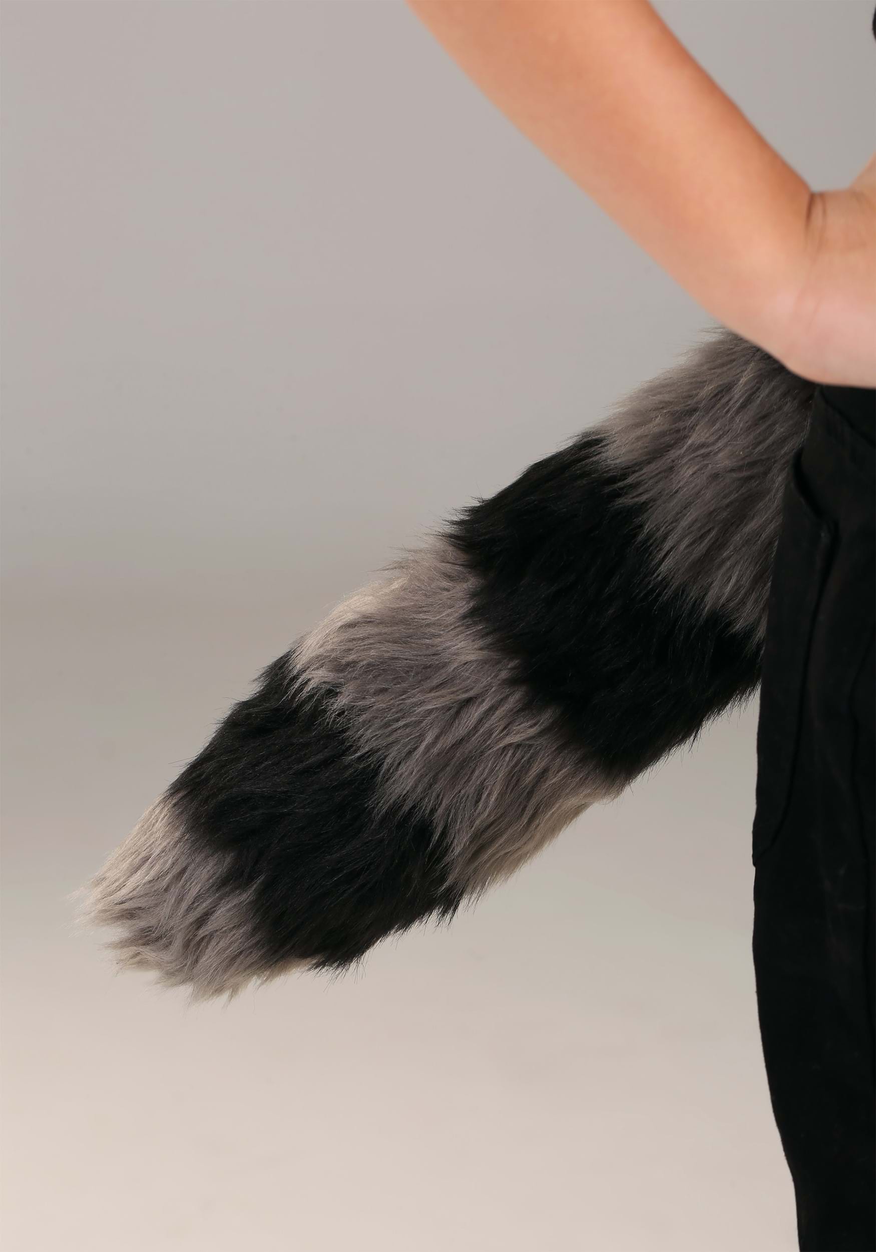 Raccoon Plush Headband & Tail Costume Kit