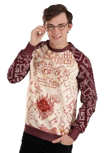 Click Here to buy Adult Harry Potter Marauders Map Sweatshirt from HalloweenCostumes, CDN Funds & Shipping