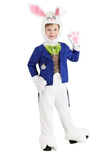 Whimsical White Rabbit Toddler Costume