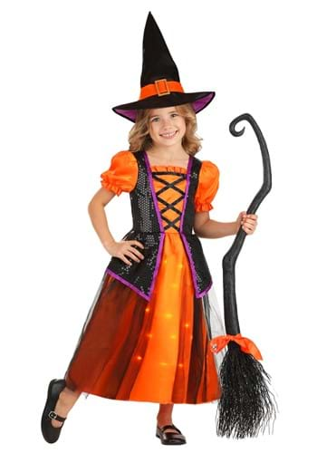 Girl's Gothic Stitch Witch Costume