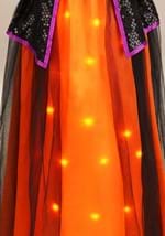 Girl's Orange Light-Up Witch Costume Alt 5