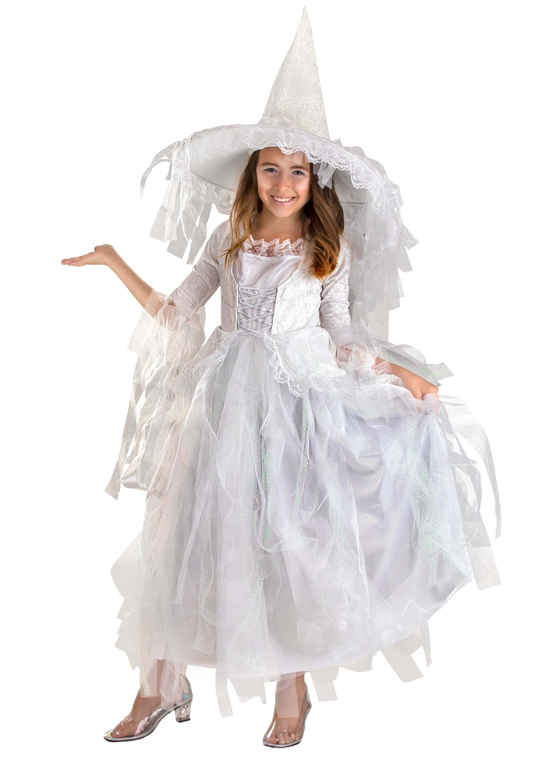 Girl's White Witch Costume | Witch Costumes