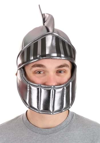 Click Here to buy Silver Knight Costume Soft Helmet | Historical Accessories from HalloweenCostumes
