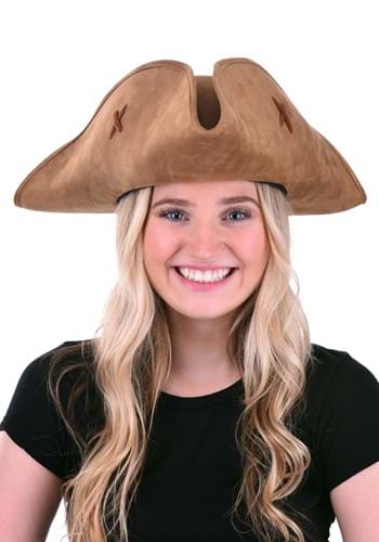 Click Here to buy Womens Suede Pirate Hat from HalloweenCostumes, CDN Funds & Shipping