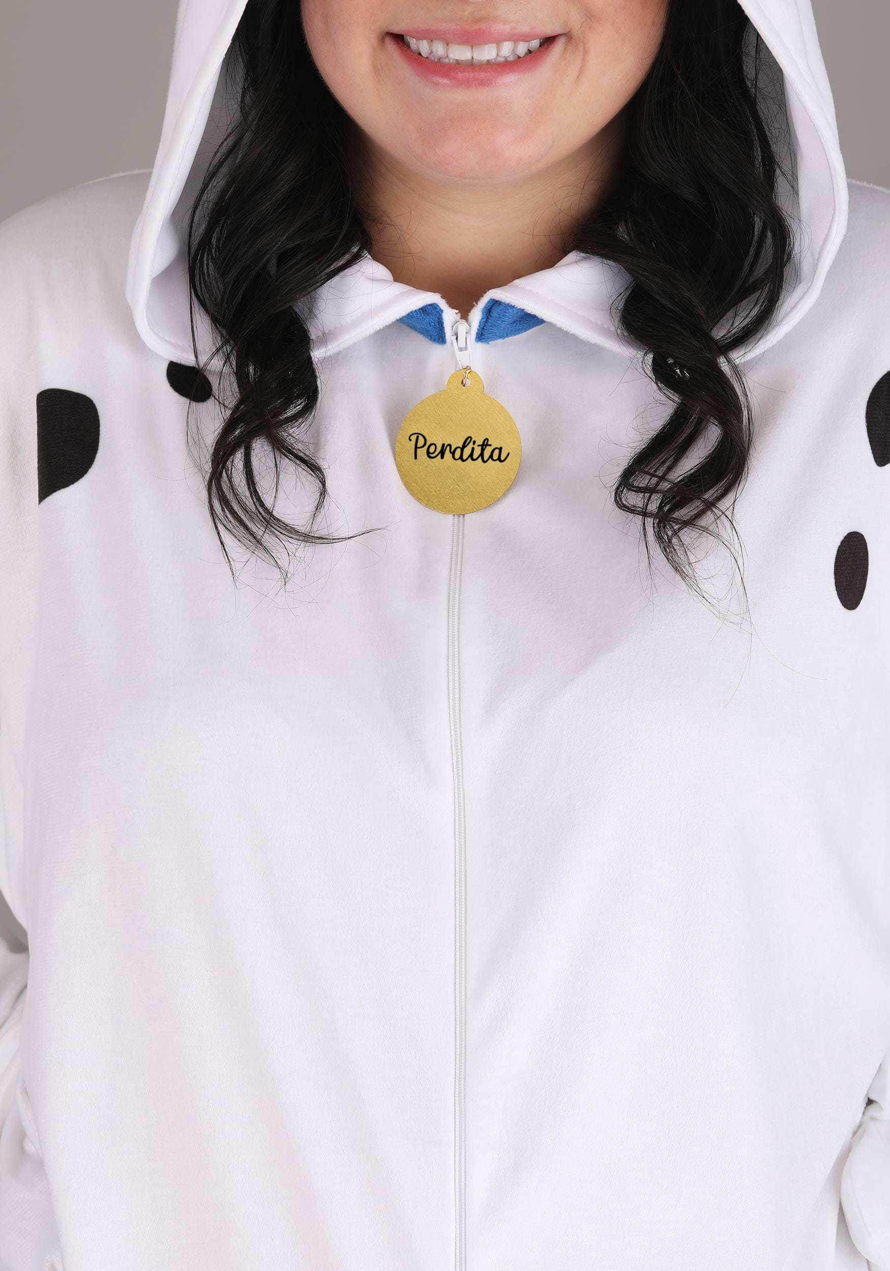 Women's Plus Size 101 Dalmatians Perdita Costume Onesie
