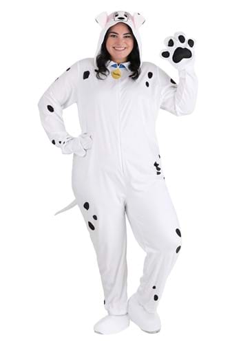 Click Here to buy Womens Plus Size 101 Dalmatians Perdita Costume Onesie from HalloweenCostumes, CDN Funds & Shipping