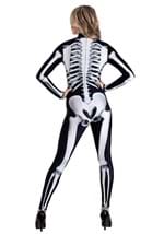 Womens Jumpsuit Skeleton Costume Alt 1