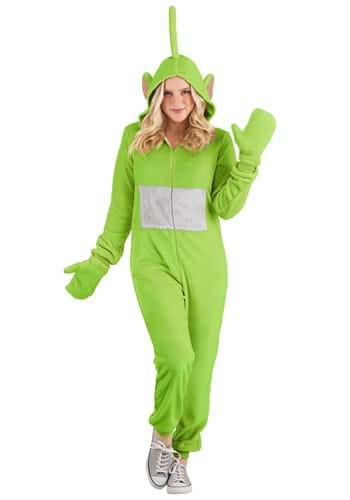 Click Here to buy Teletubbies Dipsy Adult Jumpsuit Costume from HalloweenCostumes, CDN Funds & Shipping