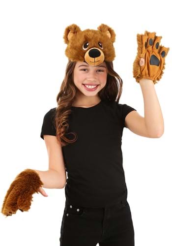Click Here to buy Bear Soft Headband & Paws Costume Kit from HalloweenCostumes, CDN Funds & Shipping