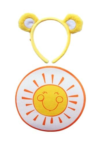 Click Here to buy Care Bears Funshine Bear Ears & Patch Kit from HalloweenCostumes, CDN Funds & Shipping