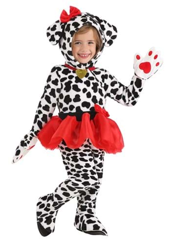 Toddler Plush Dalmatian Tutu Costume