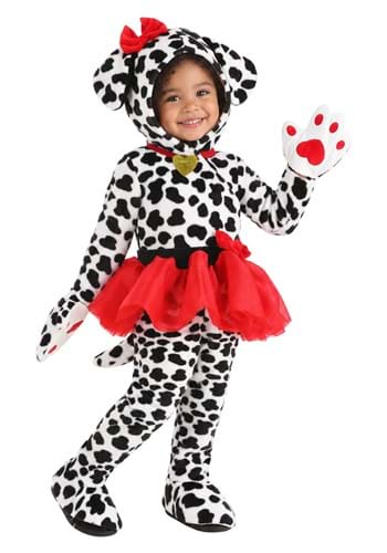Toddler Soft Dalmatian Tutu Costume New Main