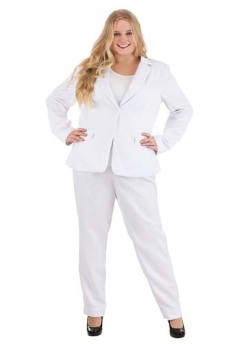 Click Here to buy Womens Plus Size White Suit from HalloweenCostumes, CDN Funds & Shipping