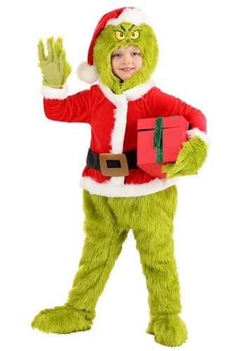 Click Here to buy Grinch Santa Claus Toddler Costume from HalloweenCostumes, CDN Funds & Shipping