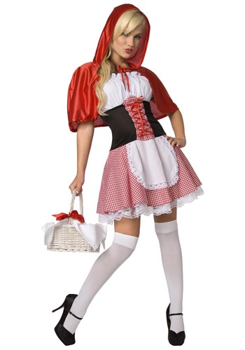Click Here to buy Plus Size Little Red Riding Hood Costume from HalloweenCostumes, CDN Funds & Shipping