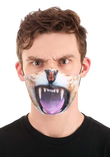 Click Here to buy Lion Sublimated Adult Face Mask from HalloweenCostumes, CDN Funds & Shipping