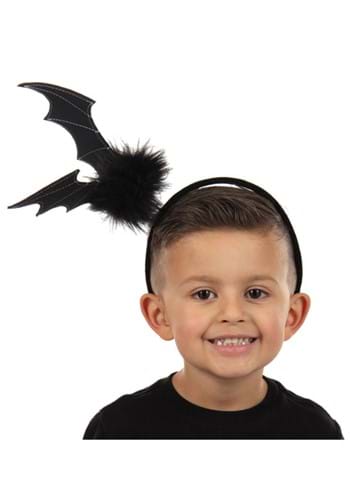 Springy Black Bat Headband