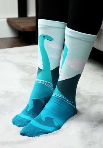 Adult Loch Ness Monster Socks