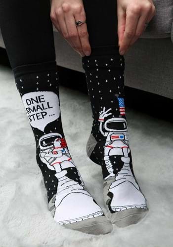 Click Here to buy Foot Forward Astronaut Adult Socks from HalloweenCostumes, CDN Funds & Shipping