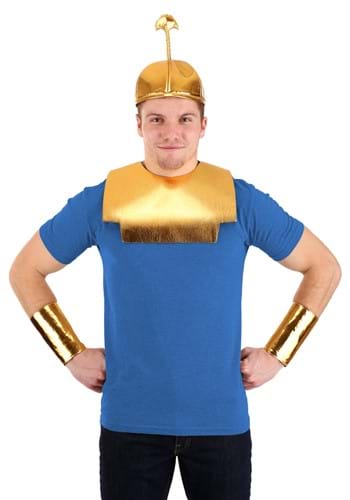 Click Here to buy Emperors New Groove Kronk Hat Collar and Cuffs Costume Kit from HalloweenCostumes, CDN Funds & Shipping