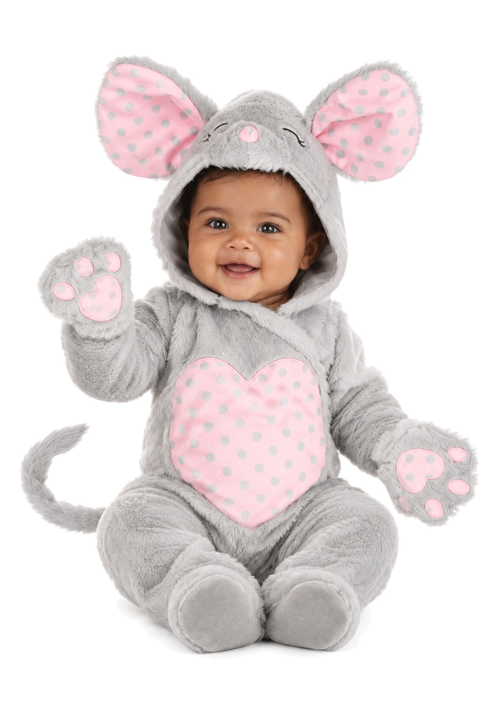 Polka Dot Mouse Infant Costume