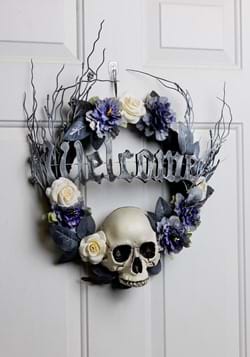 16in Welcome Skull Wreath