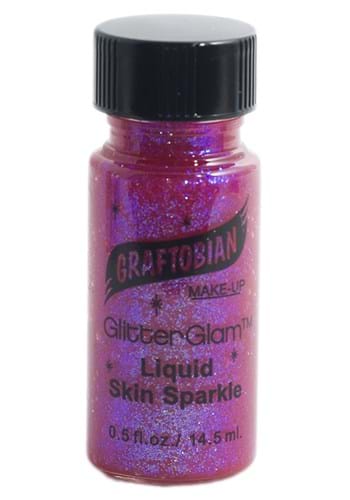 Click Here to buy GlitterGlam .5 oz Purple Liquid Glitter Makeup from HalloweenCostumes, CDN Funds & Shipping
