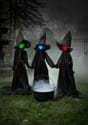 Set of Three 4ft Holding Hands Witches