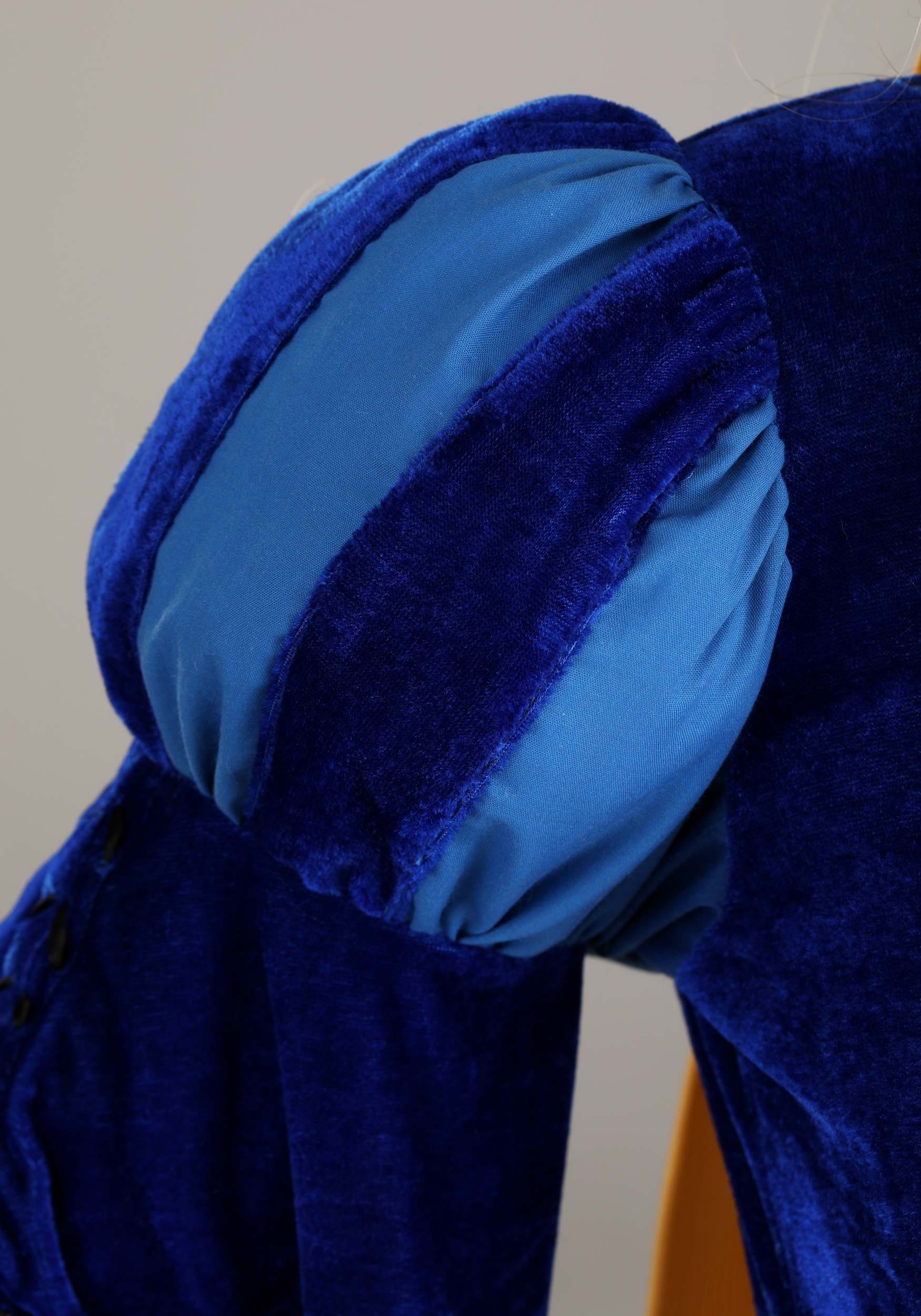 Women's Blue Renaissance Queen Costume
