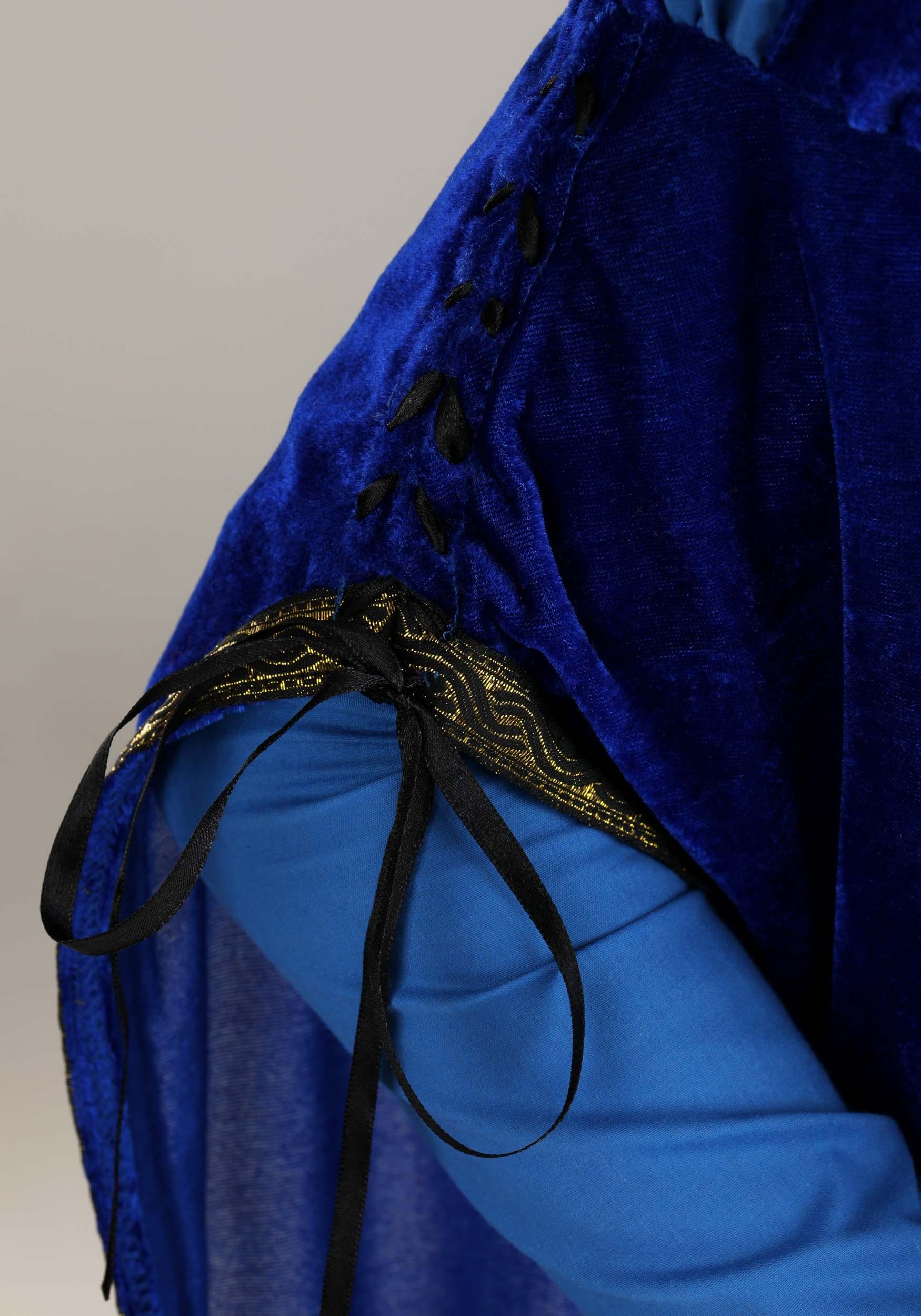 Women's Blue Renaissance Queen Costume
