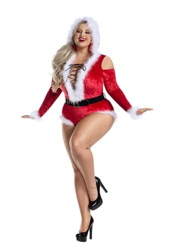 Womens Plus Size Sexy Santa Honey Costume