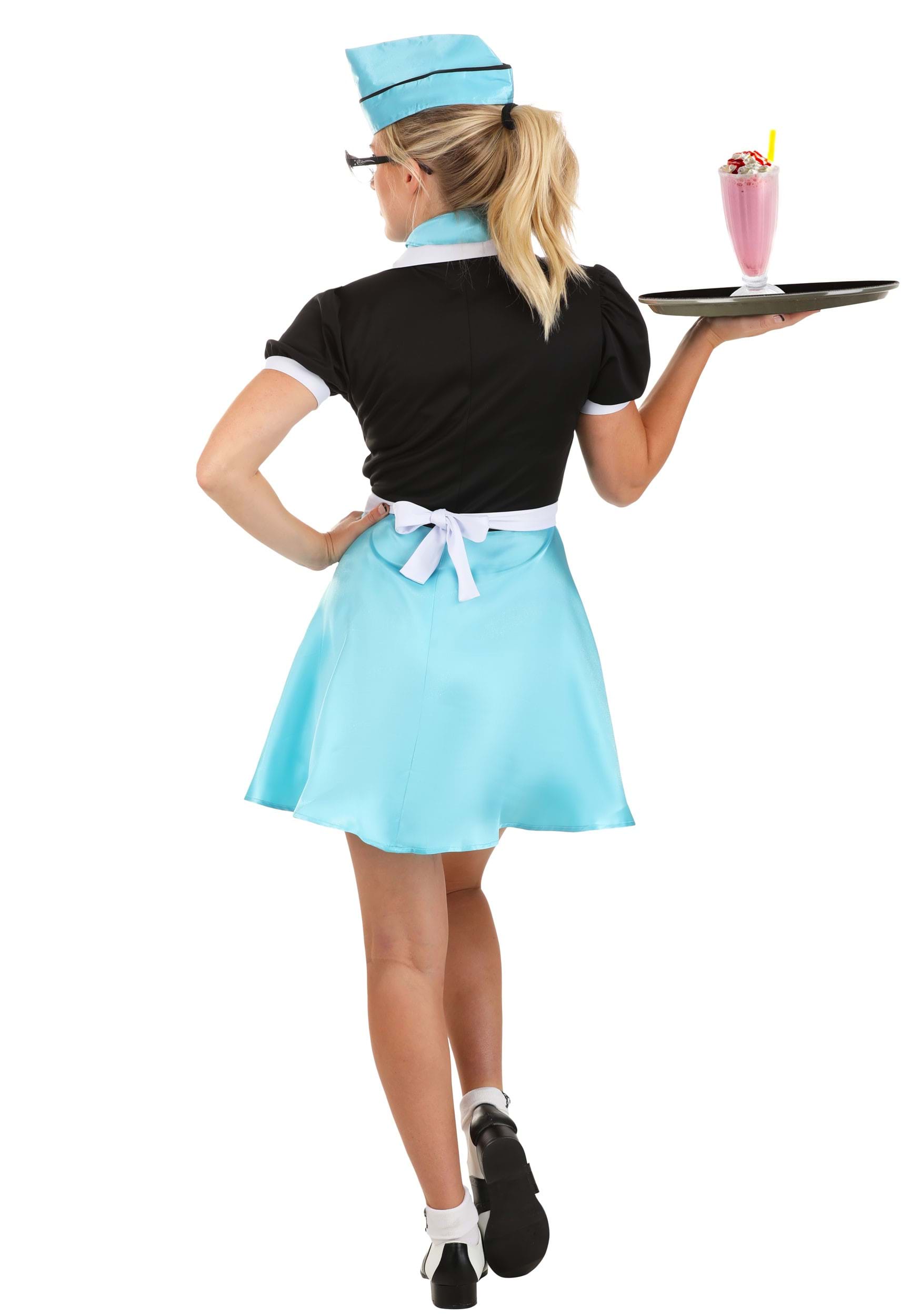 Car Hop Waitress Women's Costume
