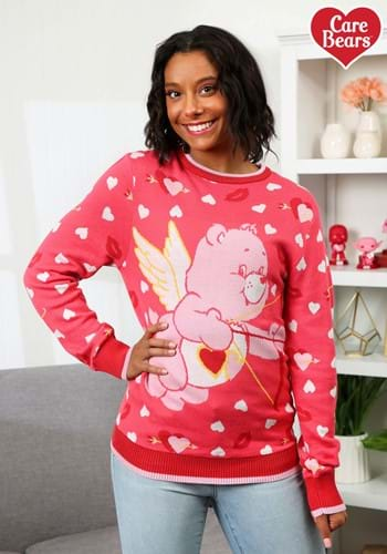 Love A Lot Bear Adult Valentine's Sweater