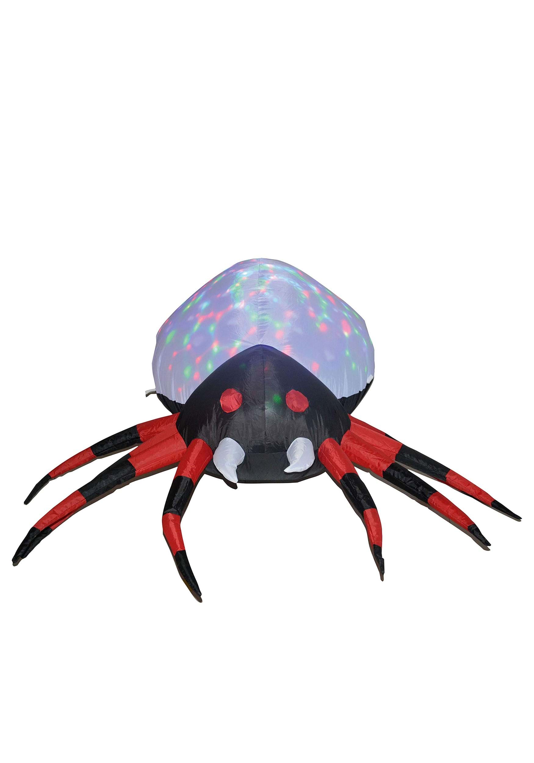 4 Foot Inflatable Projection Kaleidoscope Spider Decoration , Halloween Inflatables