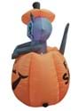 5 Inflatable Animated Cat in Pumpkin Decoration Alt 2