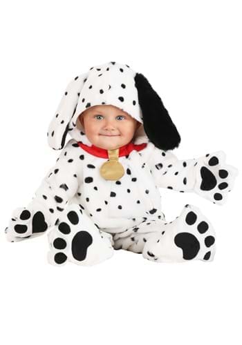 Click Here to buy Plush Dalmatian Puppy Baby Jumpsuit from HalloweenCostumes, CDN Funds & Shipping