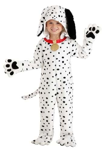 Click Here to buy Plush Dalmatian Puppy Toddler Jumpsuit from HalloweenCostumes, CDN Funds & Shipping