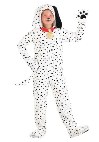 Kid's Plush Dalmatian Puppy Jumpsuit