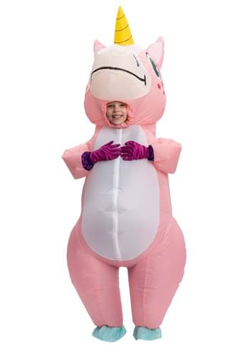 inflatable pink unicorn