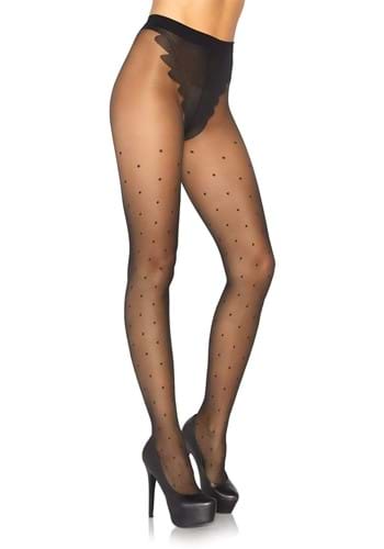 Click Here to buy Sheer Polka Dot Tights for Women from HalloweenCostumes, CDN Funds & Shipping