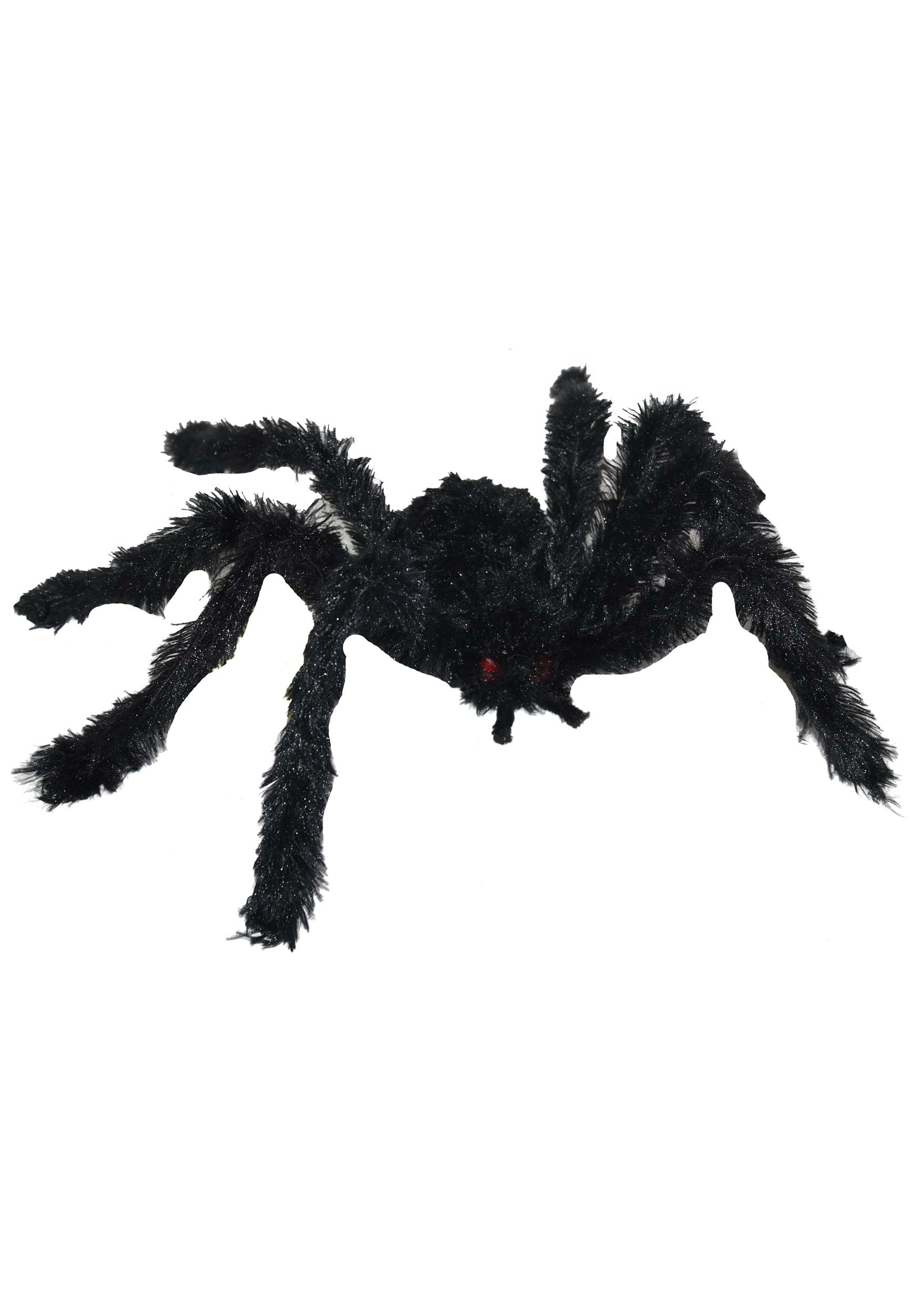 Small Hairy Black Spider Halloween Prop , Spider Decorations