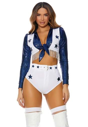 Click Here to buy Seeing Stars Womens Cheerleader Costume from HalloweenCostumes, CDN Funds & Shipping